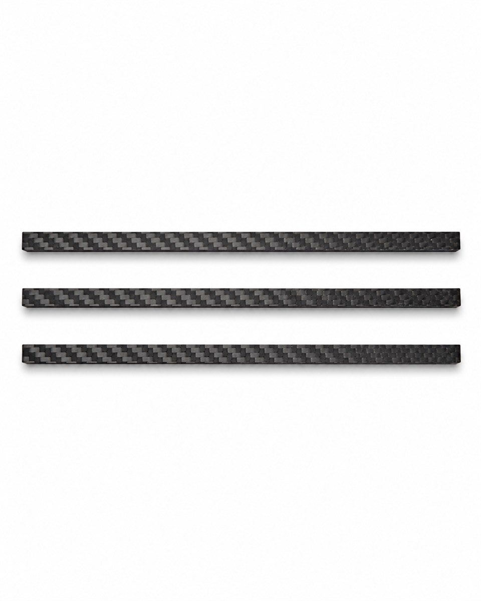Custom CNC-machined carbon fiber component