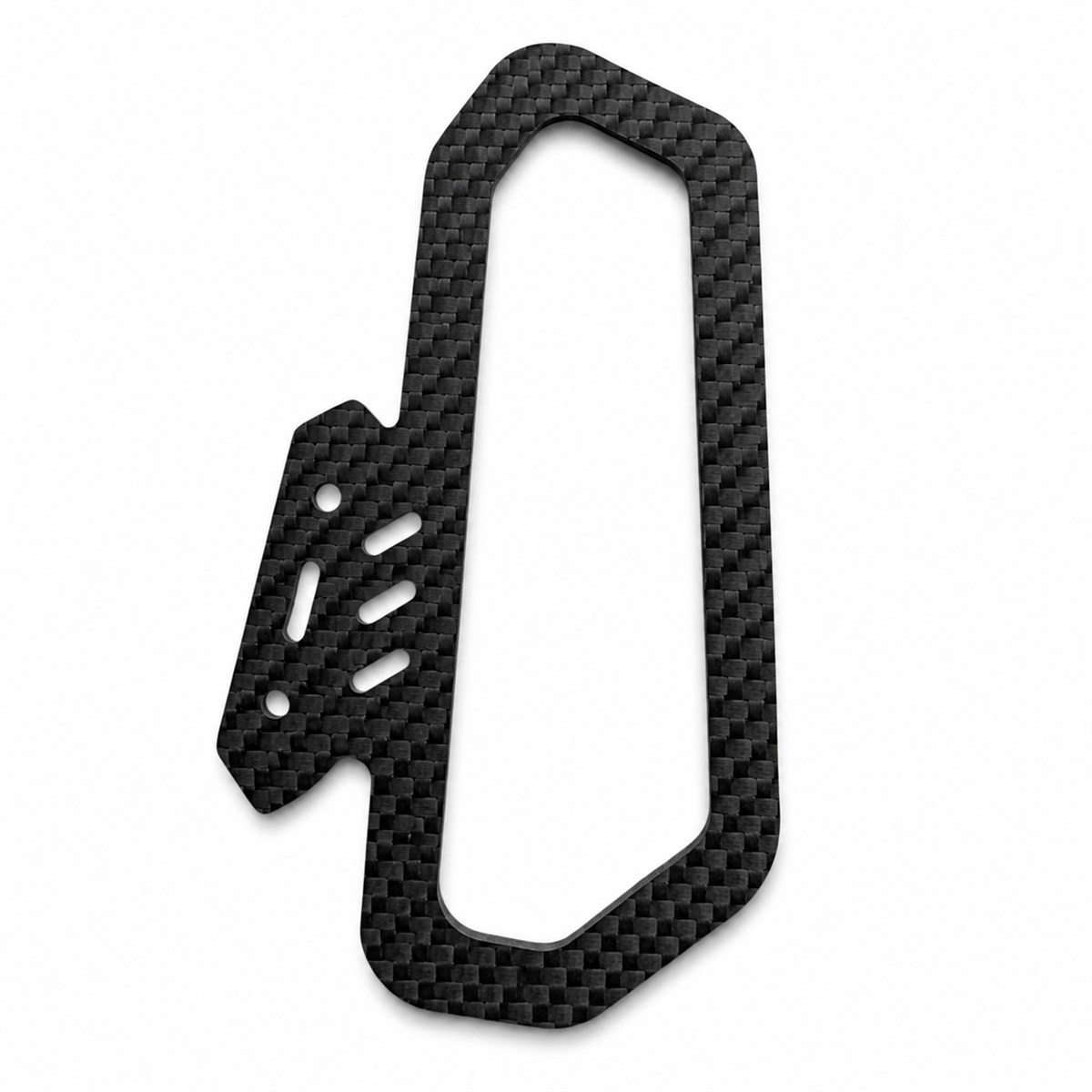 Custom CNC-machined carbon fiber component