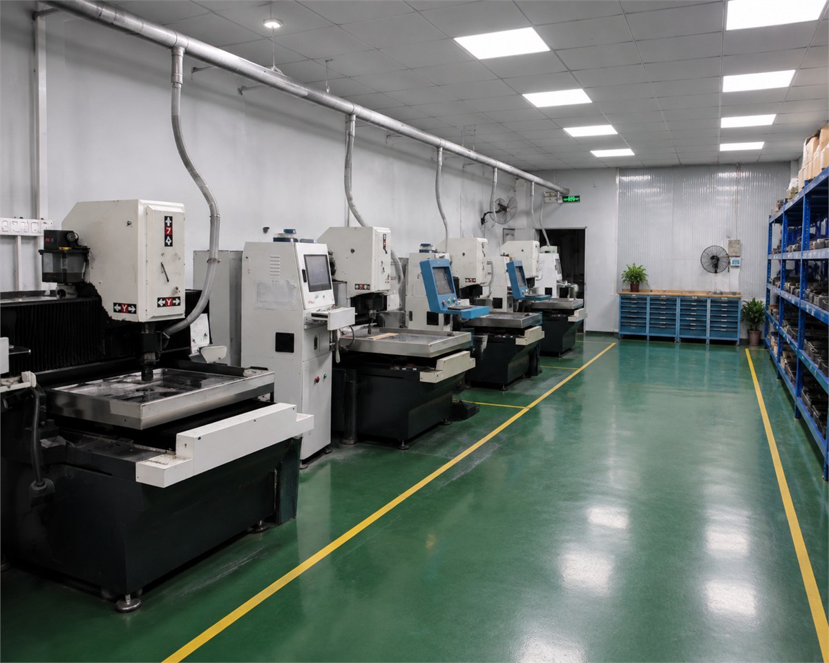CNC machining workshop