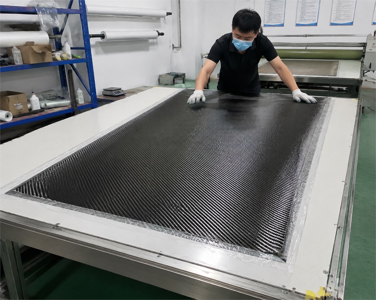 Carbon fiber lay-up